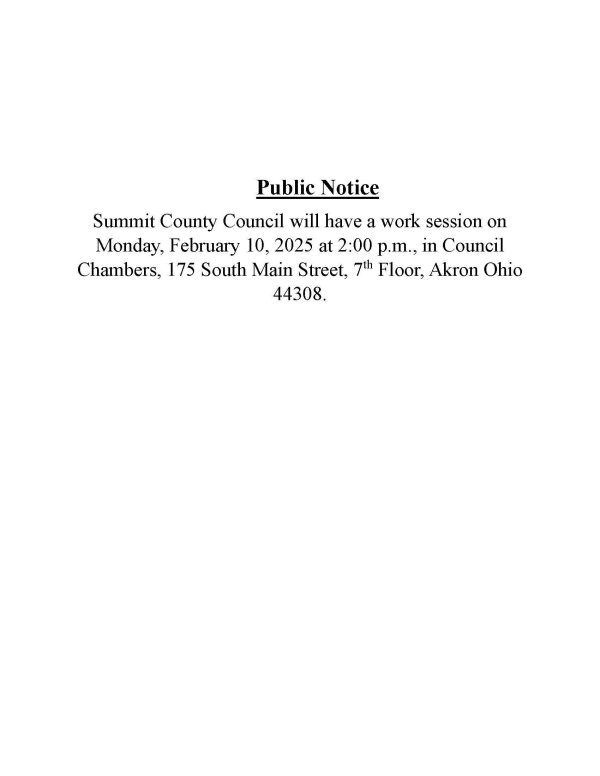 2:00 PM Council Work Session